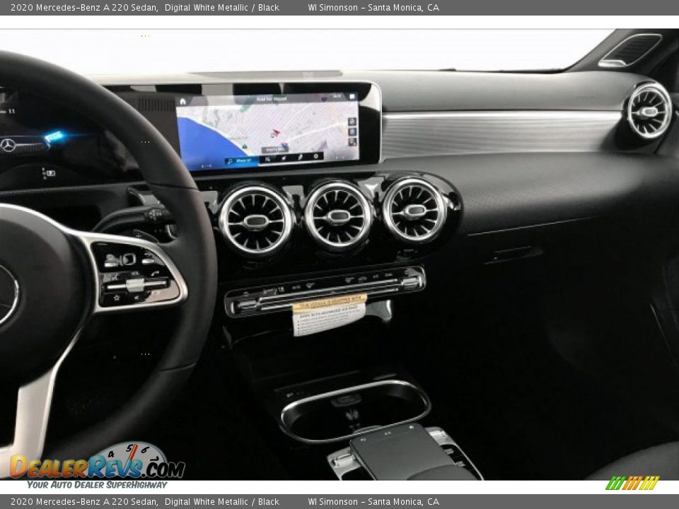2020 Mercedes-Benz A 220 Sedan Digital White Metallic / Black Photo #6