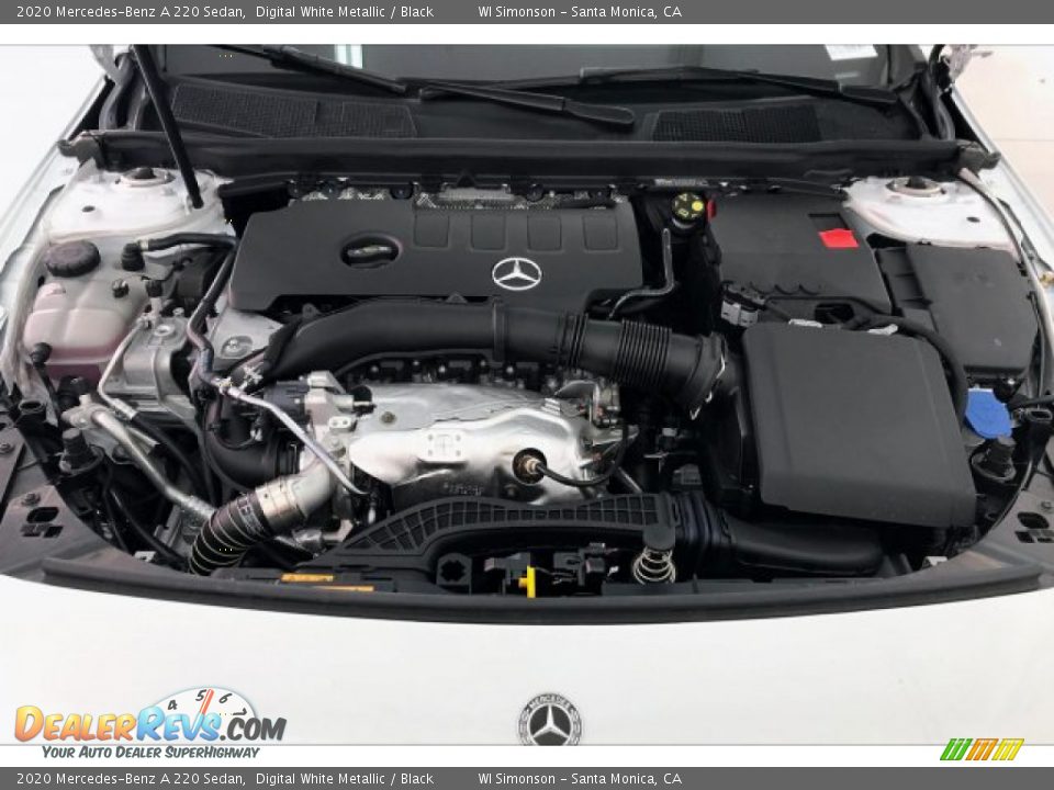 2020 Mercedes-Benz A 220 Sedan Digital White Metallic / Black Photo #8