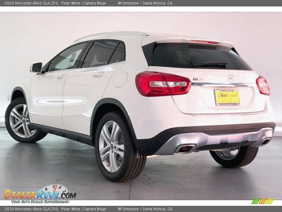 2020 Mercedes-Benz GLA 250 Polar White / Sahara Beige Photo #2