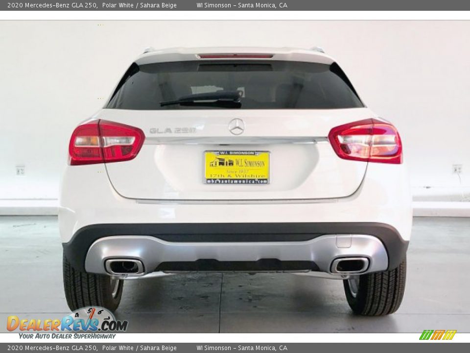 2020 Mercedes-Benz GLA 250 Polar White / Sahara Beige Photo #3