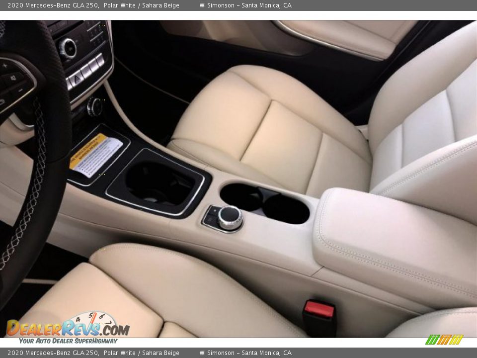 2020 Mercedes-Benz GLA 250 Polar White / Sahara Beige Photo #7