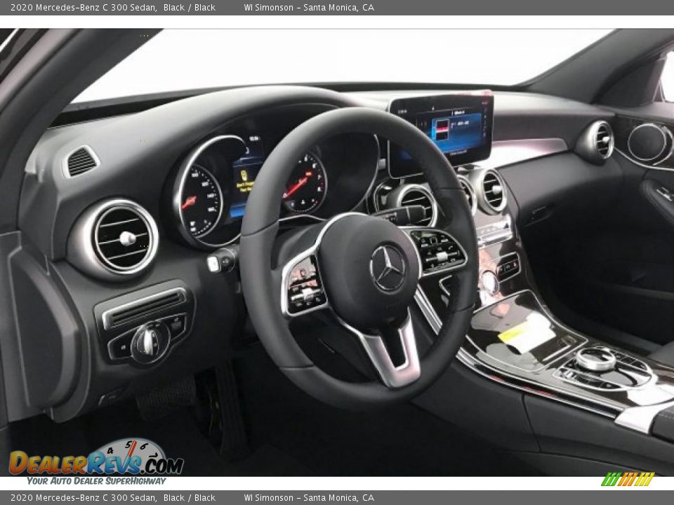 2020 Mercedes-Benz C 300 Sedan Black / Black Photo #4