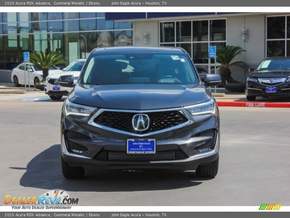 2020 Acura RDX Advance Gunmetal Metallic / Ebony Photo #2