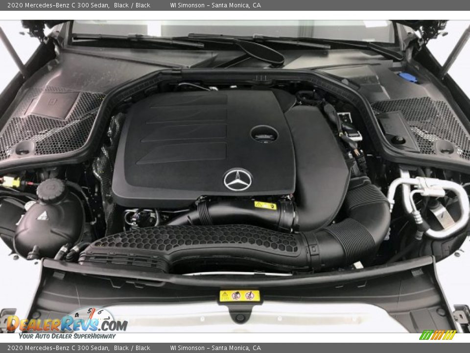 2020 Mercedes-Benz C 300 Sedan Black / Black Photo #8