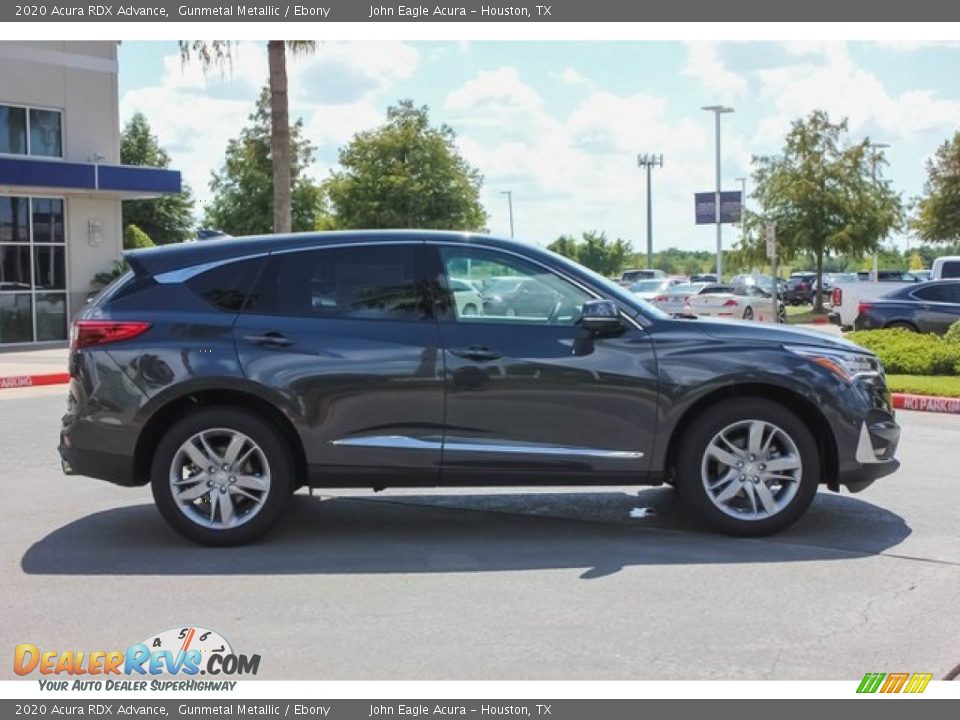 2020 Acura RDX Advance Gunmetal Metallic / Ebony Photo #8