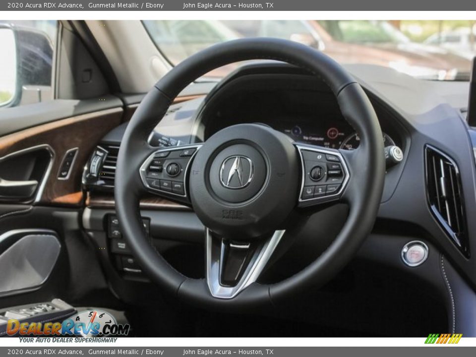 2020 Acura RDX Advance Gunmetal Metallic / Ebony Photo #27