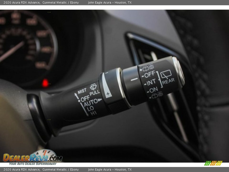 2020 Acura RDX Advance Gunmetal Metallic / Ebony Photo #35