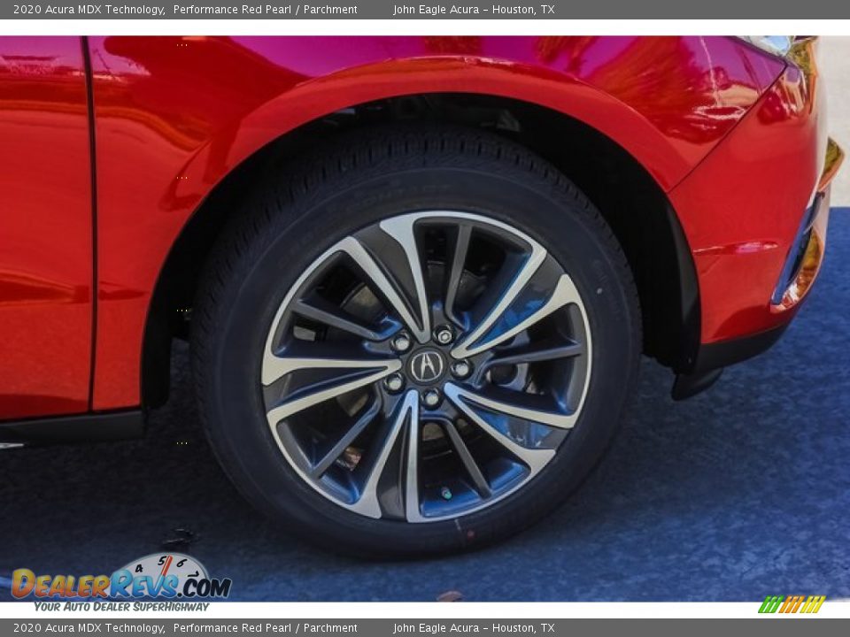 2020 Acura MDX Technology Performance Red Pearl / Parchment Photo #10