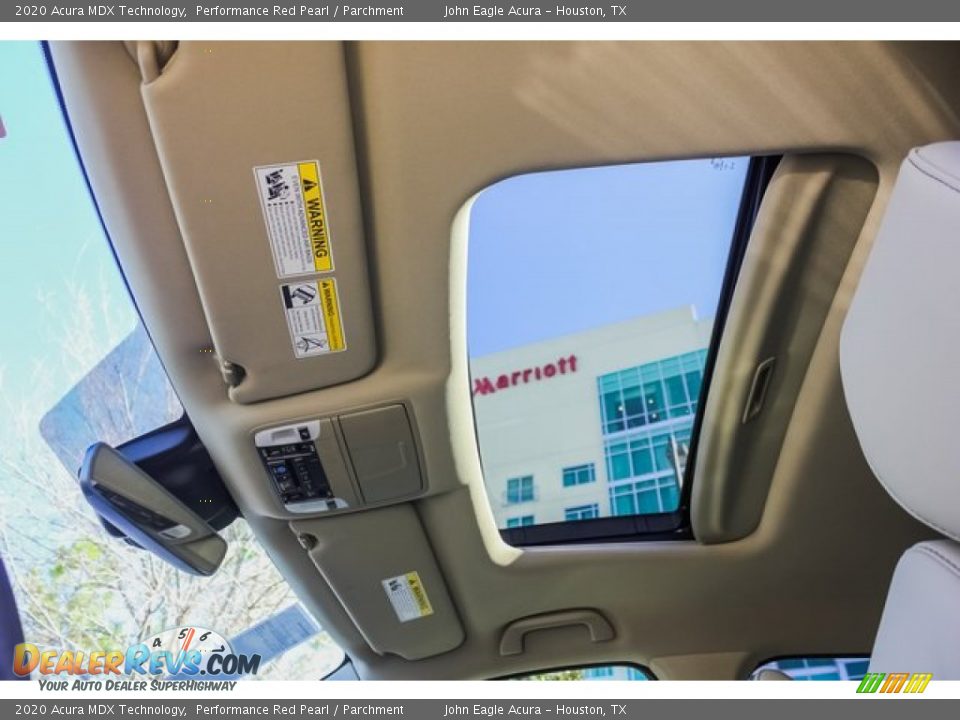 2020 Acura MDX Technology Performance Red Pearl / Parchment Photo #14