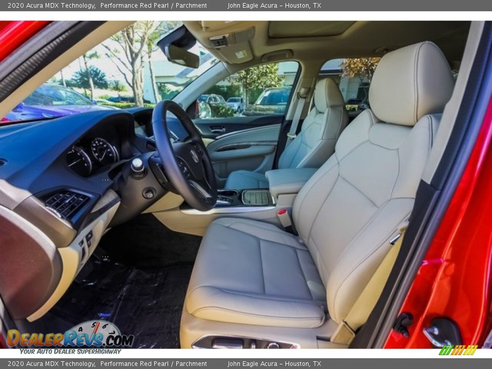 2020 Acura MDX Technology Performance Red Pearl / Parchment Photo #16
