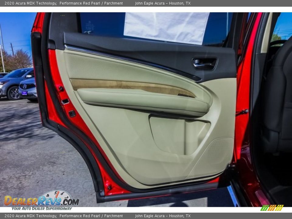 2020 Acura MDX Technology Performance Red Pearl / Parchment Photo #17