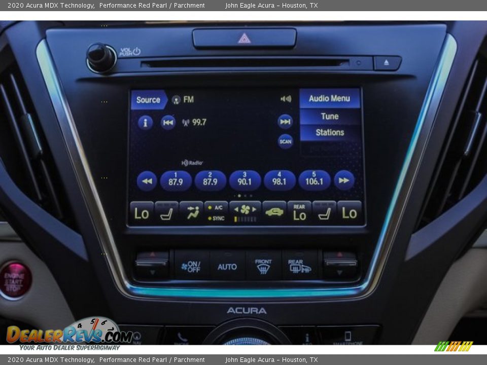 2020 Acura MDX Technology Performance Red Pearl / Parchment Photo #29