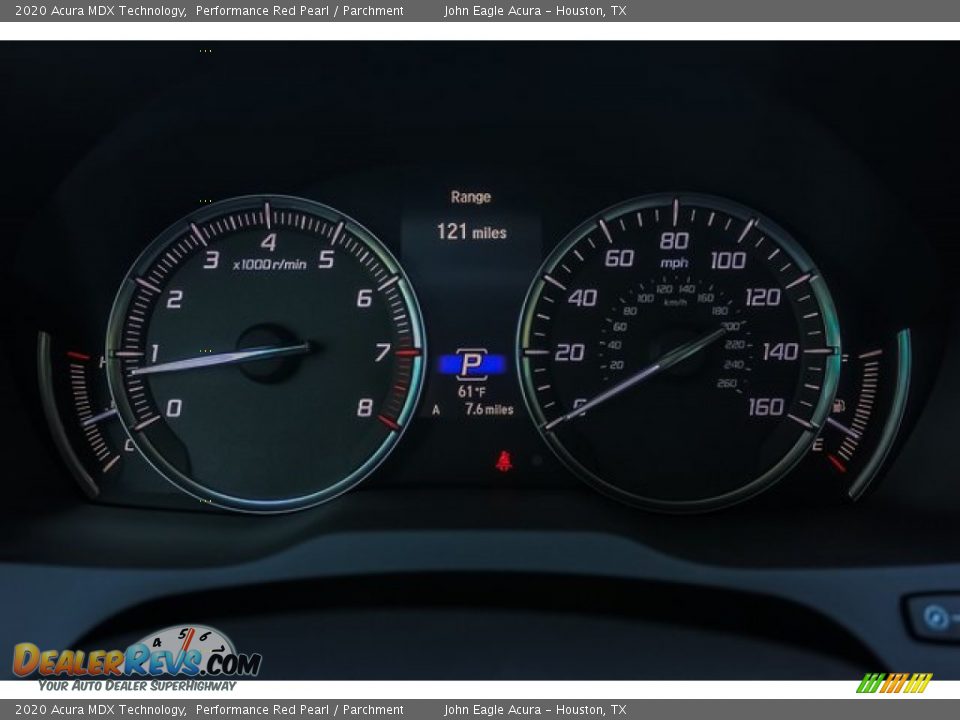 2020 Acura MDX Technology Performance Red Pearl / Parchment Photo #33