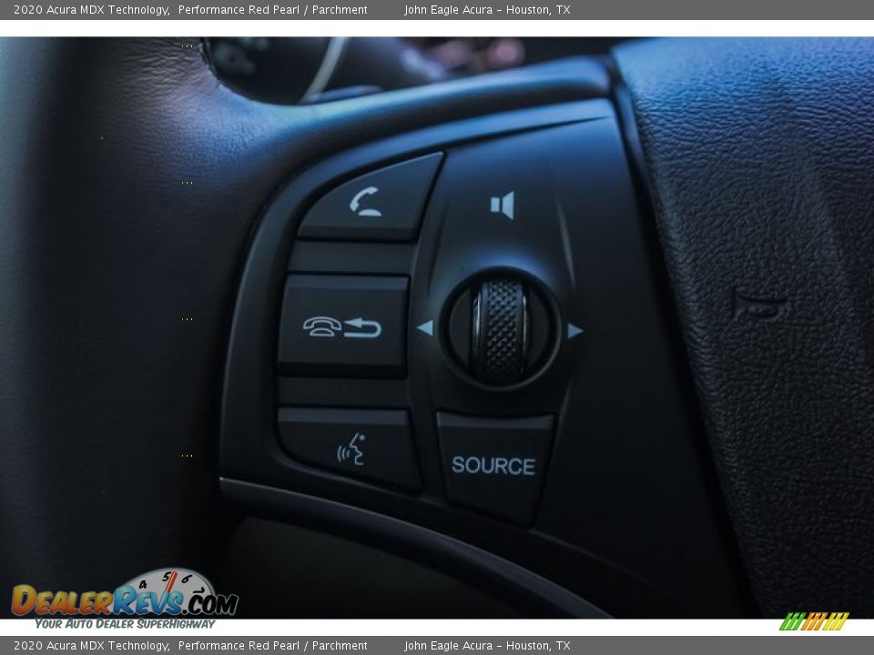 2020 Acura MDX Technology Performance Red Pearl / Parchment Photo #36