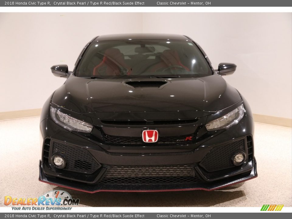 2018 Honda Civic Type R Crystal Black Pearl / Type R Red/Black Suede Effect Photo #2