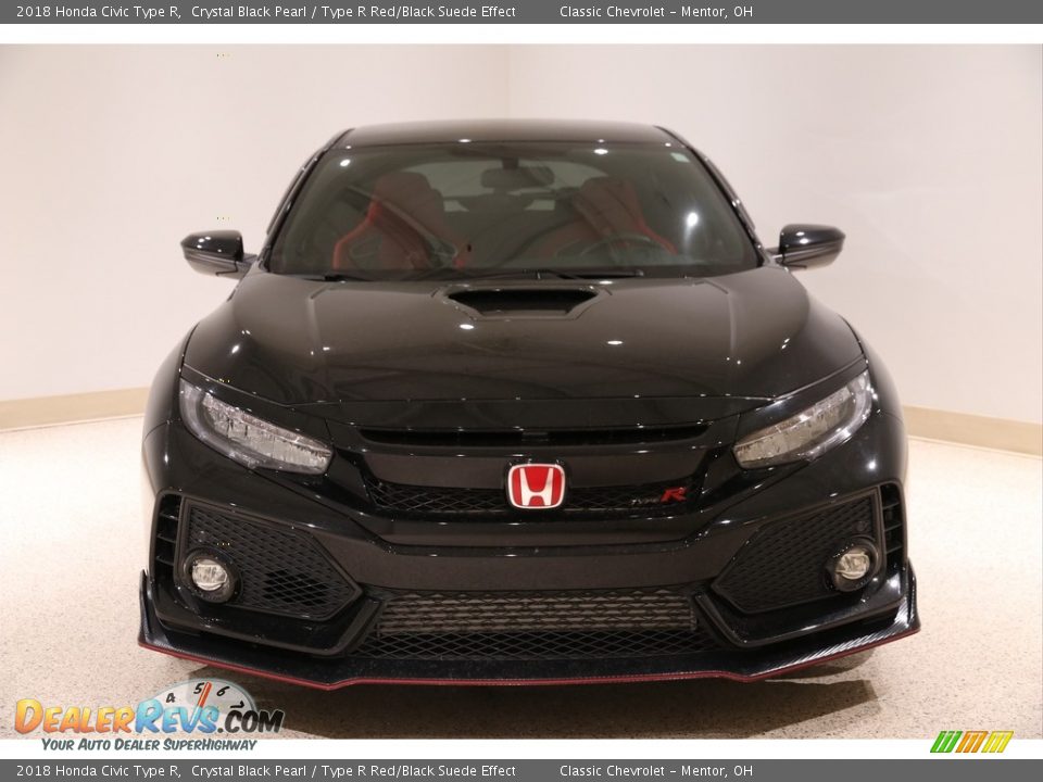 2018 Honda Civic Type R Crystal Black Pearl / Type R Red/Black Suede Effect Photo #2