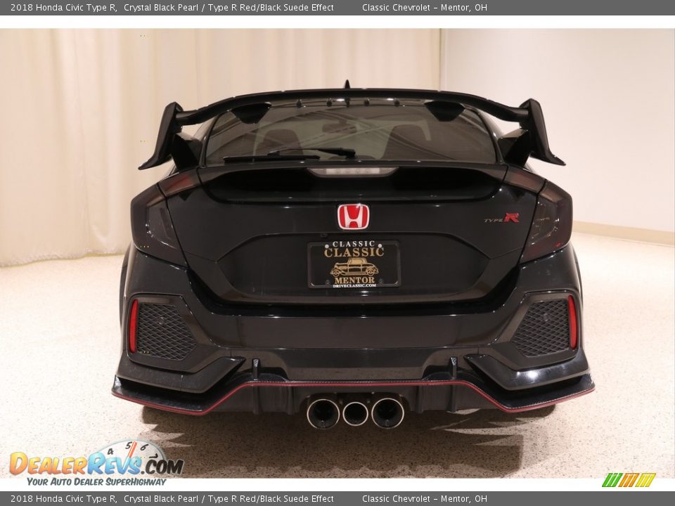 2018 Honda Civic Type R Crystal Black Pearl / Type R Red/Black Suede Effect Photo #22