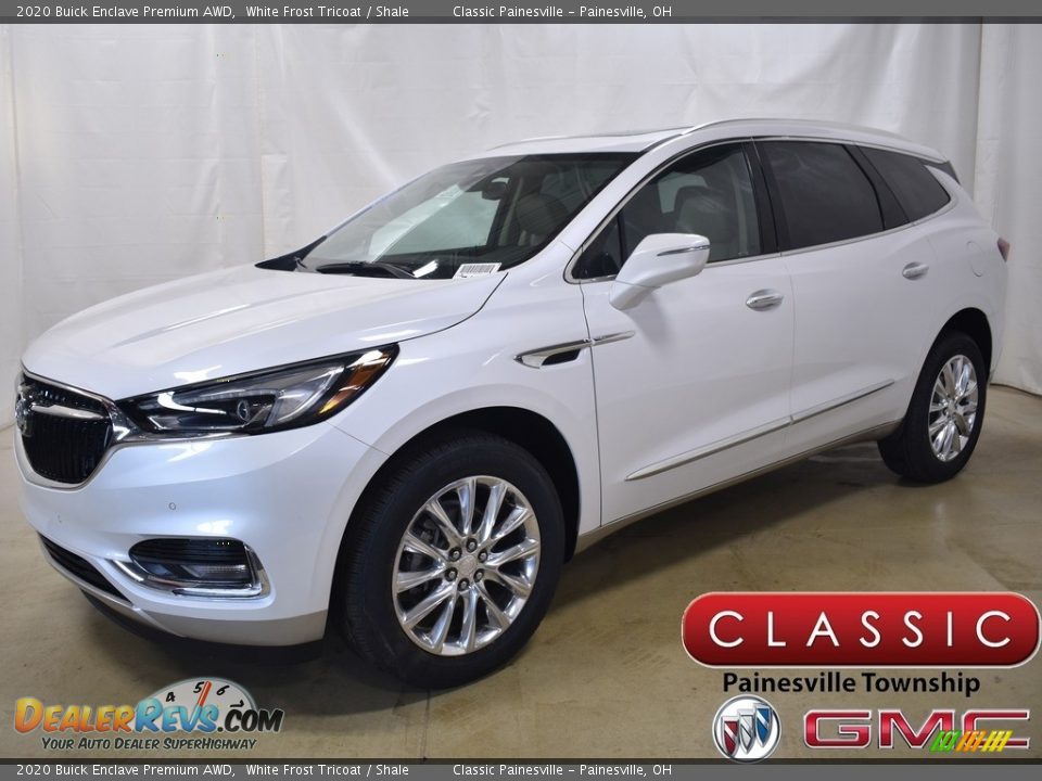 2020 Buick Enclave Premium AWD White Frost Tricoat / Shale Photo #1