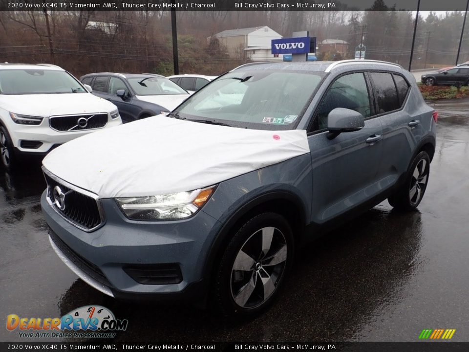 2020 Volvo XC40 T5 Momentum AWD Thunder Grey Metallic / Charcoal Photo #5