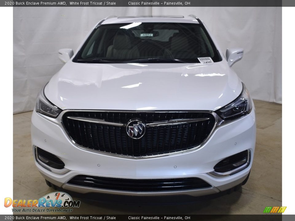 2020 Buick Enclave Premium AWD White Frost Tricoat / Shale Photo #12