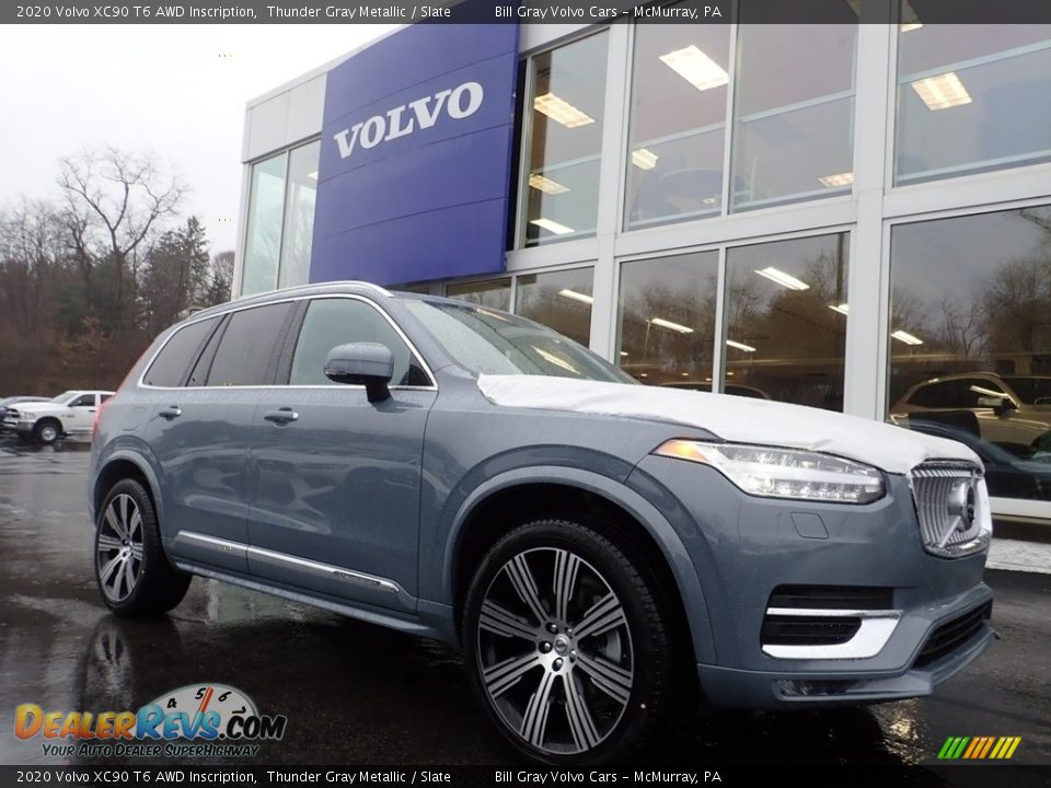 Front 3/4 View of 2020 Volvo XC90 T6 AWD Inscription Photo #1