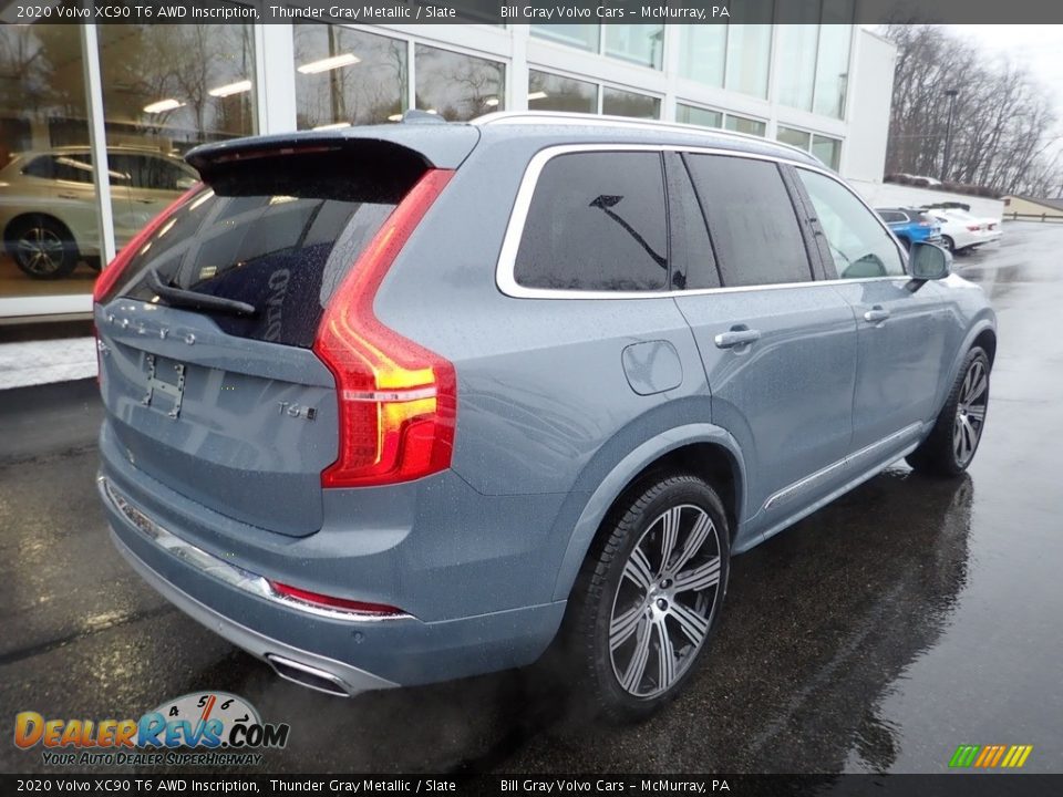 2020 Volvo XC90 T6 AWD Inscription Thunder Gray Metallic / Slate Photo #2