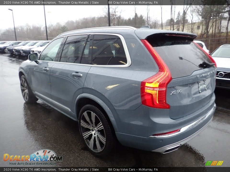 2020 Volvo XC90 T6 AWD Inscription Thunder Gray Metallic / Slate Photo #4