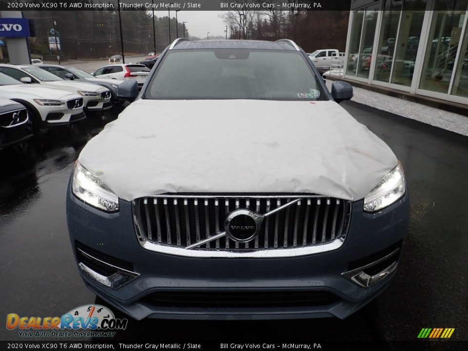 2020 Volvo XC90 T6 AWD Inscription Thunder Gray Metallic / Slate Photo #6