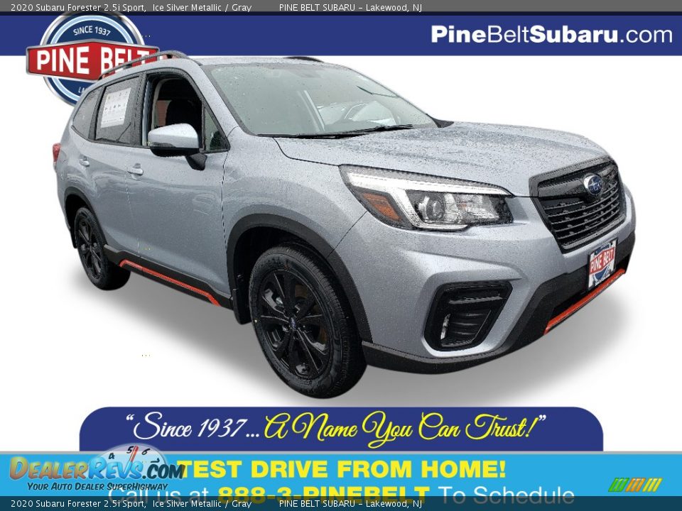 2020 Subaru Forester 2.5i Sport Ice Silver Metallic / Gray Photo #1