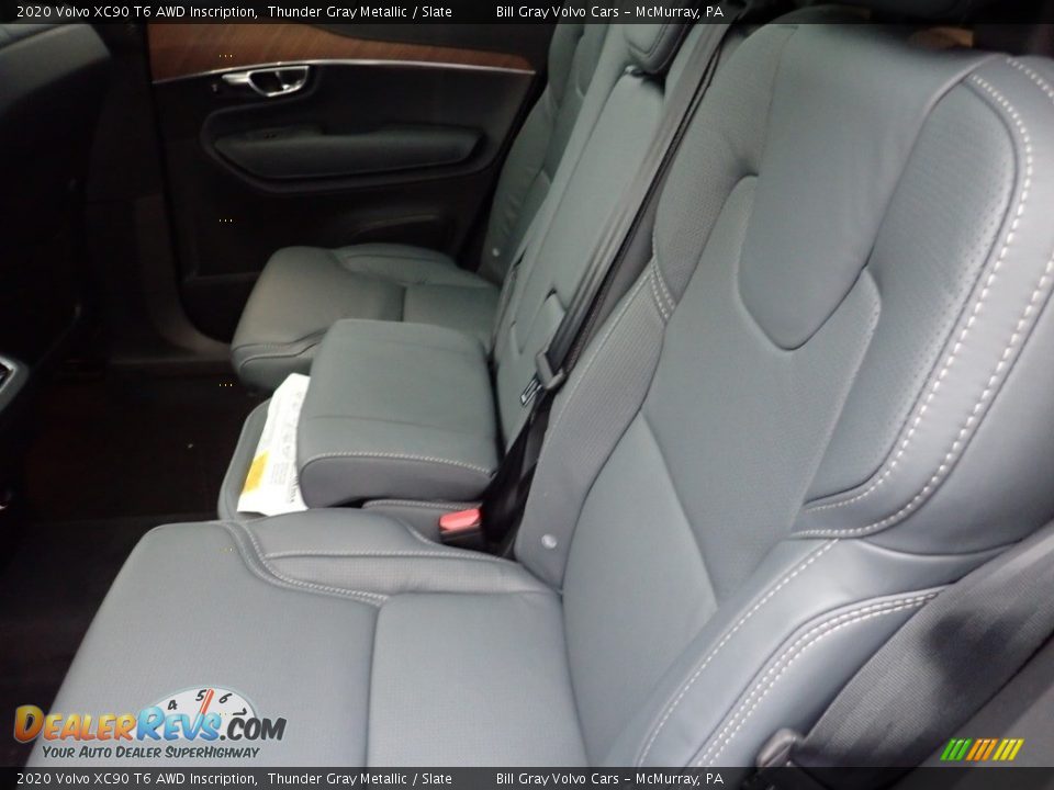 Rear Seat of 2020 Volvo XC90 T6 AWD Inscription Photo #8