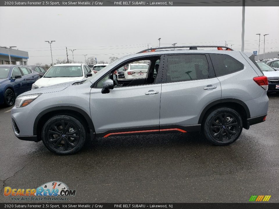 2020 Subaru Forester 2.5i Sport Ice Silver Metallic / Gray Photo #3