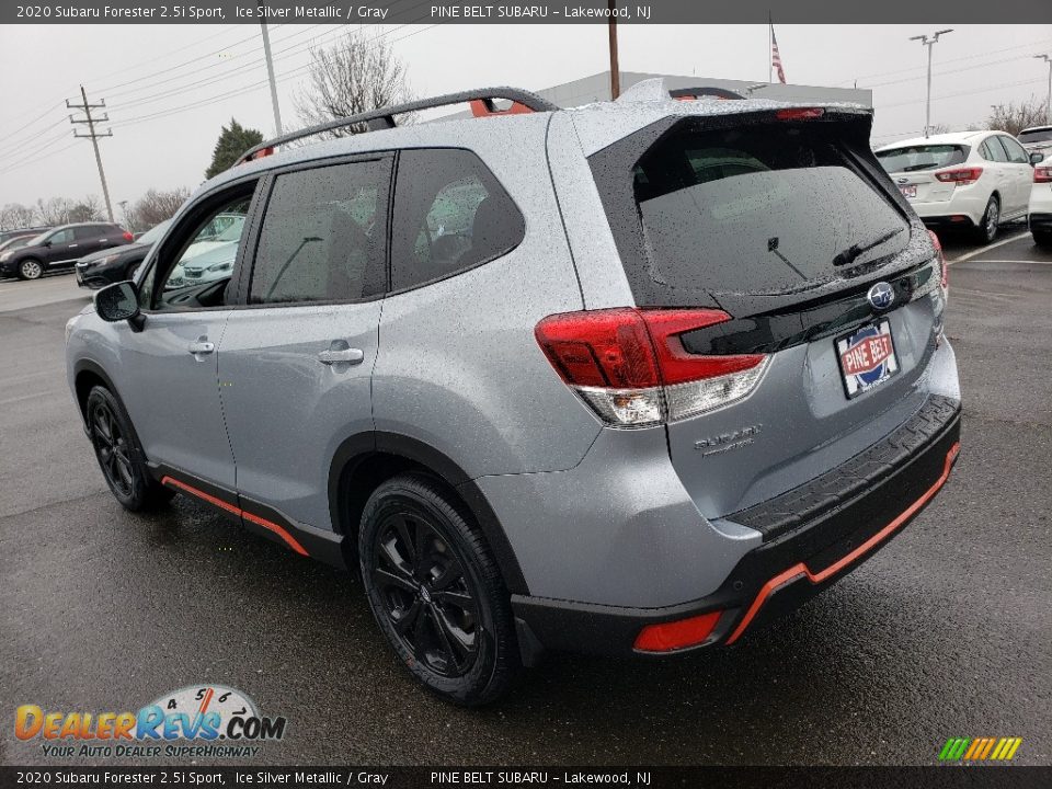 2020 Subaru Forester 2.5i Sport Ice Silver Metallic / Gray Photo #4