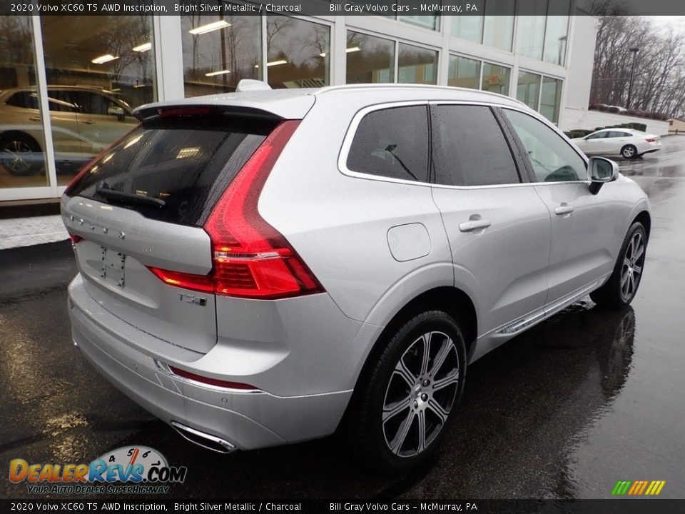 2020 Volvo XC60 T5 AWD Inscription Bright Silver Metallic / Charcoal Photo #2
