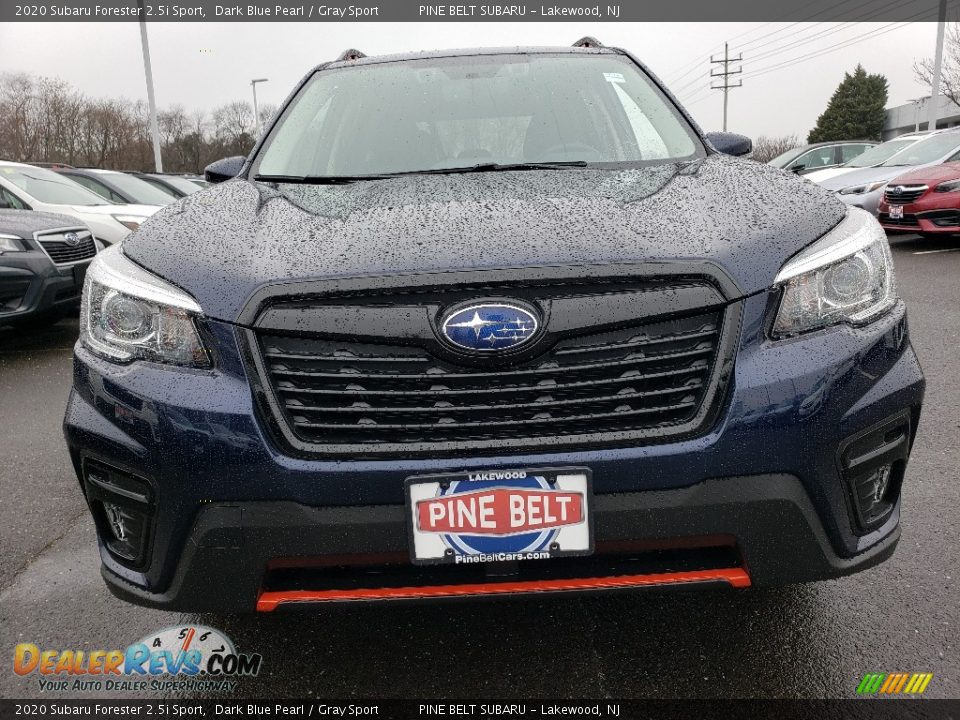 2020 Subaru Forester 2.5i Sport Dark Blue Pearl / Gray Sport Photo #2