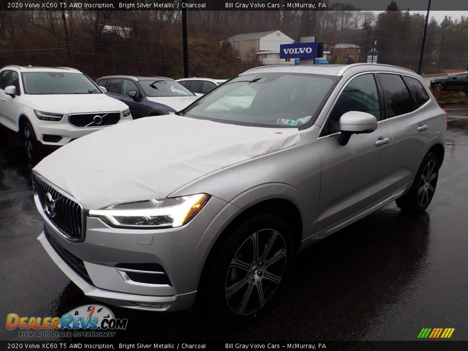 2020 Volvo XC60 T5 AWD Inscription Bright Silver Metallic / Charcoal Photo #5