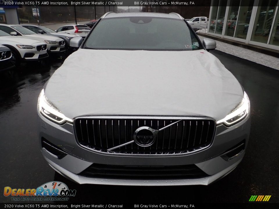 2020 Volvo XC60 T5 AWD Inscription Bright Silver Metallic / Charcoal Photo #6