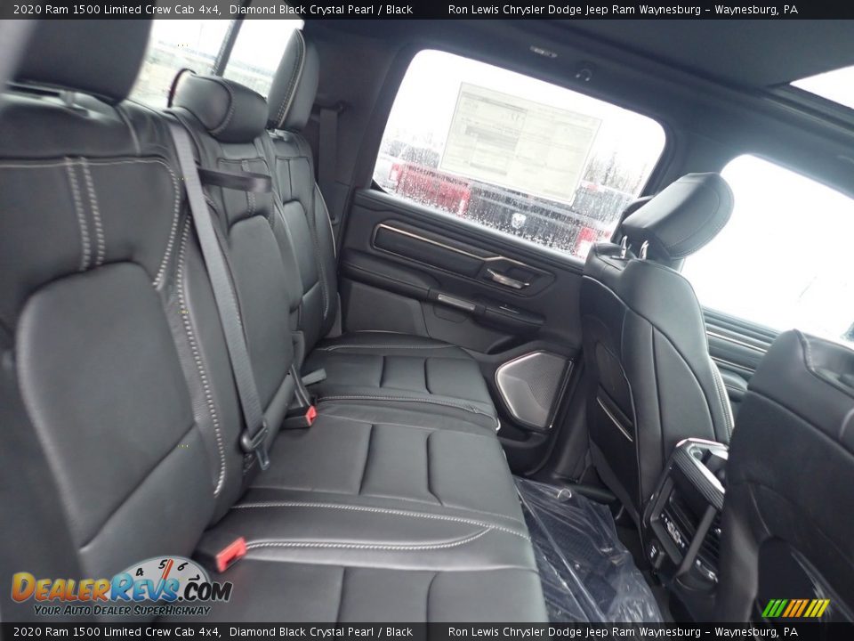 2020 Ram 1500 Limited Crew Cab 4x4 Diamond Black Crystal Pearl / Black Photo #12