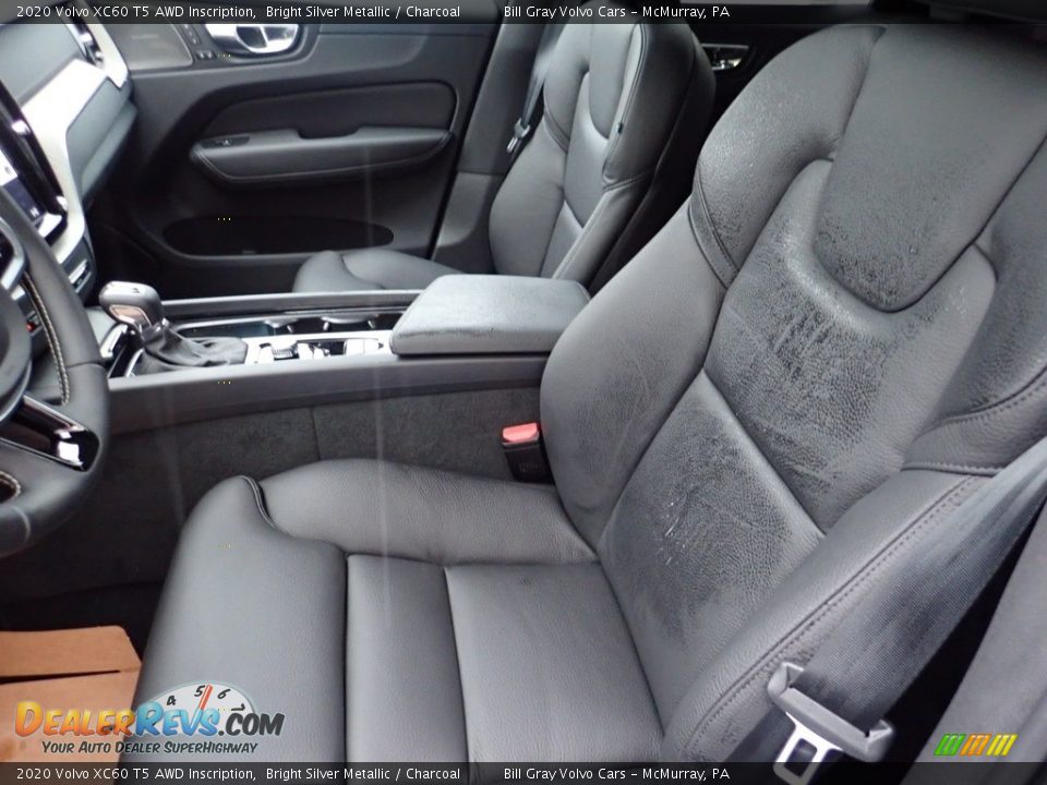 2020 Volvo XC60 T5 AWD Inscription Bright Silver Metallic / Charcoal Photo #7