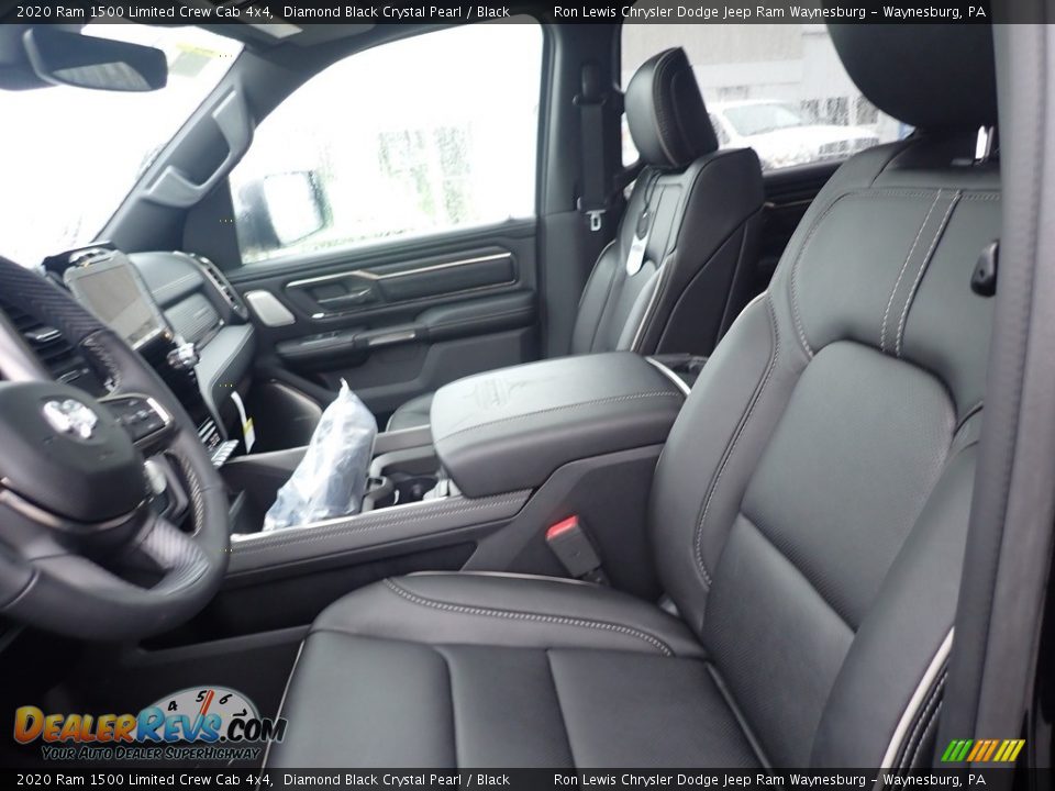 2020 Ram 1500 Limited Crew Cab 4x4 Diamond Black Crystal Pearl / Black Photo #13