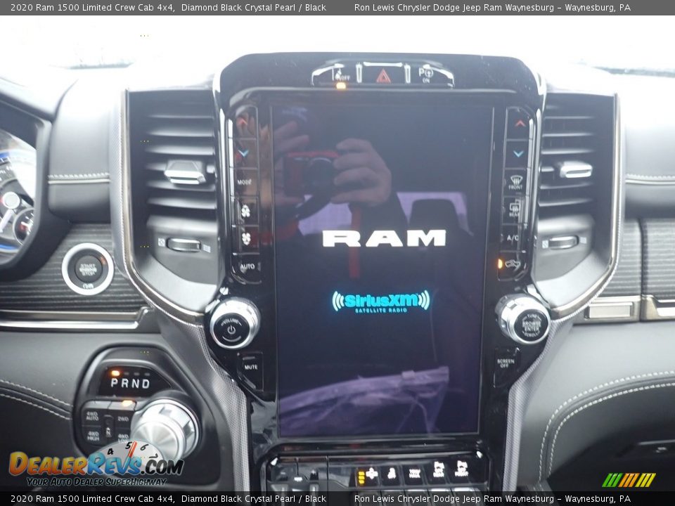2020 Ram 1500 Limited Crew Cab 4x4 Diamond Black Crystal Pearl / Black Photo #16