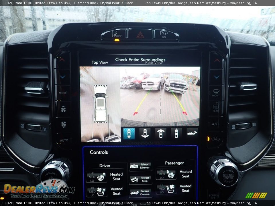 2020 Ram 1500 Limited Crew Cab 4x4 Diamond Black Crystal Pearl / Black Photo #17