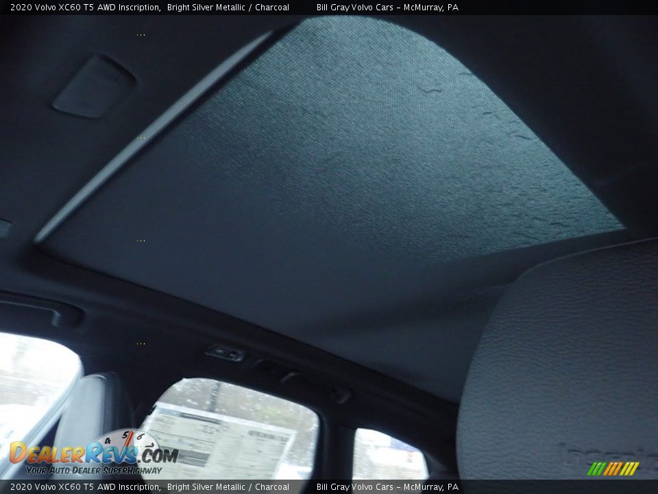 2020 Volvo XC60 T5 AWD Inscription Bright Silver Metallic / Charcoal Photo #11