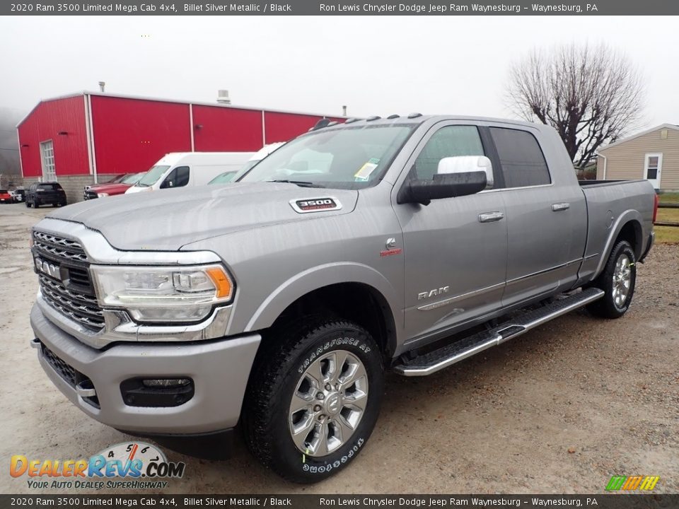 Front 3/4 View of 2020 Ram 3500 Limited Mega Cab 4x4 Photo #1