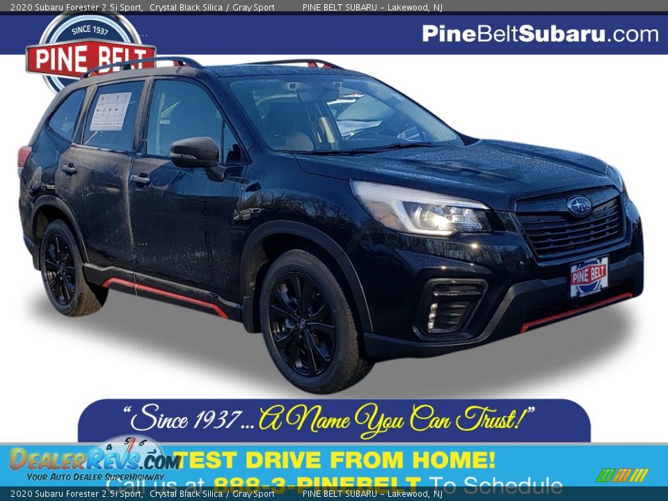 2020 Subaru Forester 2.5i Sport Crystal Black Silica / Gray Sport Photo #1