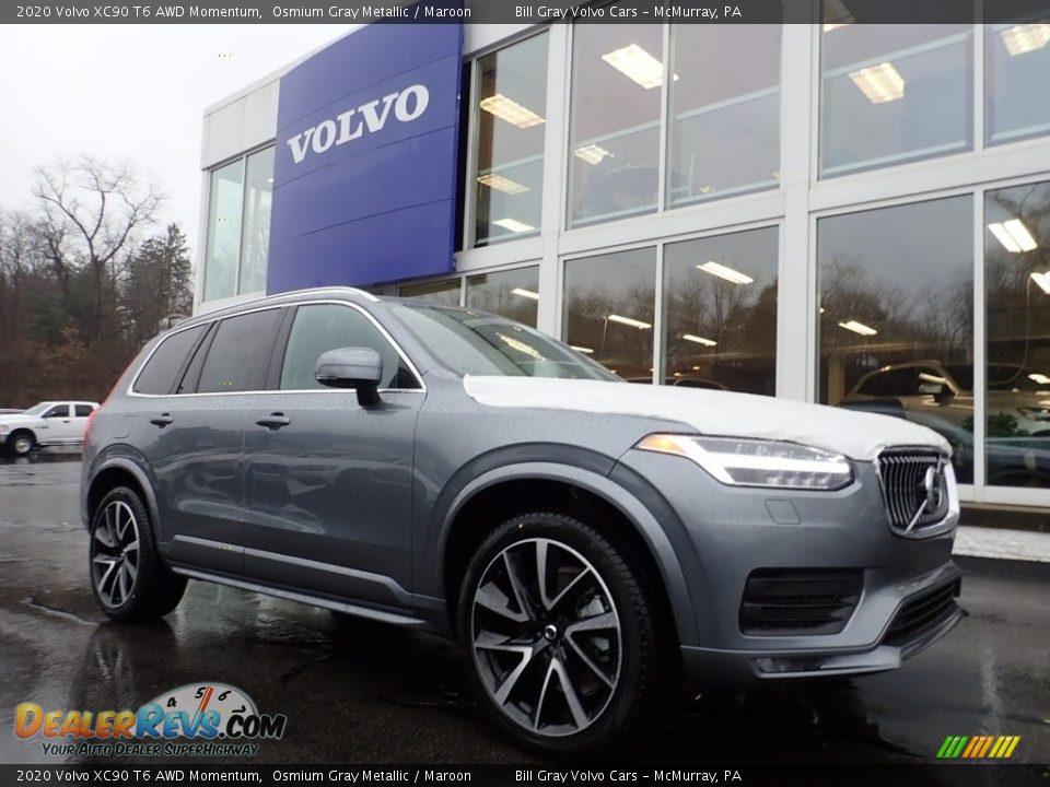 Front 3/4 View of 2020 Volvo XC90 T6 AWD Momentum Photo #1