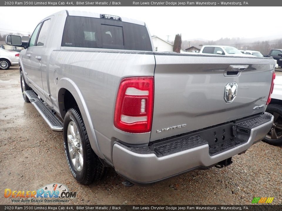 2020 Ram 3500 Limited Mega Cab 4x4 Billet Silver Metallic / Black Photo #3