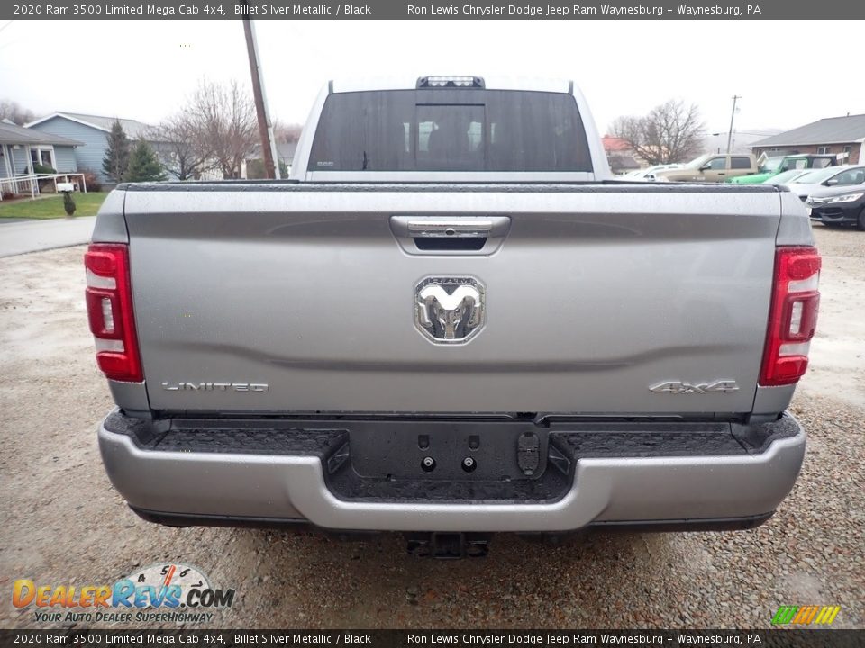 2020 Ram 3500 Limited Mega Cab 4x4 Billet Silver Metallic / Black Photo #4