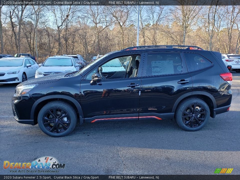 2020 Subaru Forester 2.5i Sport Crystal Black Silica / Gray Sport Photo #3