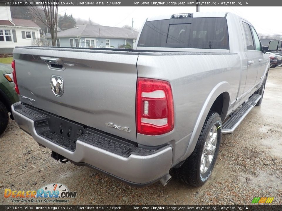 2020 Ram 3500 Limited Mega Cab 4x4 Billet Silver Metallic / Black Photo #5