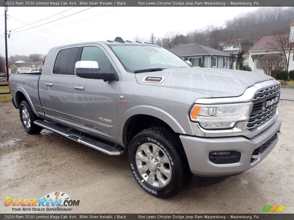 Billet Silver Metallic 2020 Ram 3500 Limited Mega Cab 4x4 Photo #6